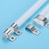 QUARKZMAN Pack of 20 Pipe Clamps Stainless Steel Fastening Clamp