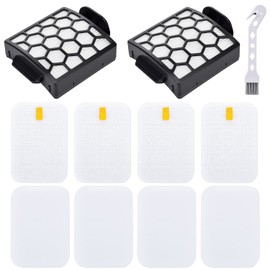 Leadaybetter Filter Replacement for Shark Zero-M Self-Cleaning Brushroll Pet Pro ZU60 ZU62 ZU62C Navigator Pet Plus NV150 NV151 NV251 and Rotator NV255 Upright Vacuum, Compare to Part # 1238FT60 & 1239FT60