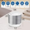 GFWARE Silver Toothbrush Holders for Bathrooms Countertop Organizer - Kids