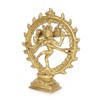 Brass Figure Nataraja 17 cm high Natraj Dancing Shiva Hindu