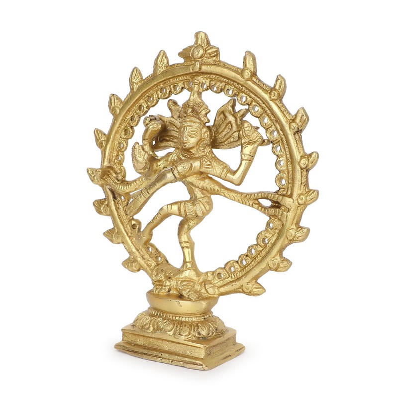 Brass Figure Nataraja 17 cm high Natraj Dancing Shiva Hindu
