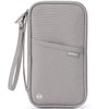 RFID Travel Passport Wallet, Family Passport Holder with Hand Strap,