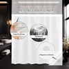 Forest Hookless Shower Curtain with Snap in Liner, Nature Mountain
