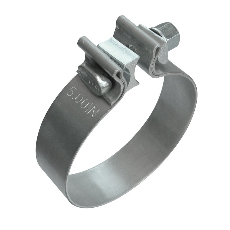 ROADFORMER 5 inch Exhaust Clamp Narrow Band Clamps - Aluminized