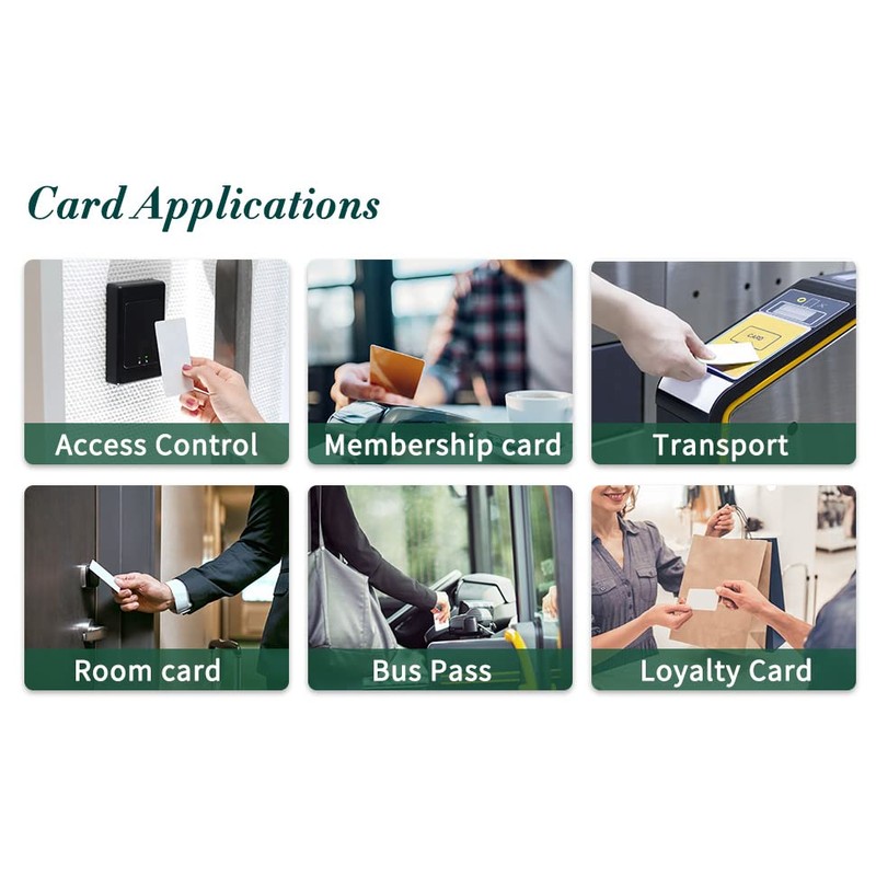 13.56 MHz Operating Frequency RFID Card EV1 4K Byte Memory