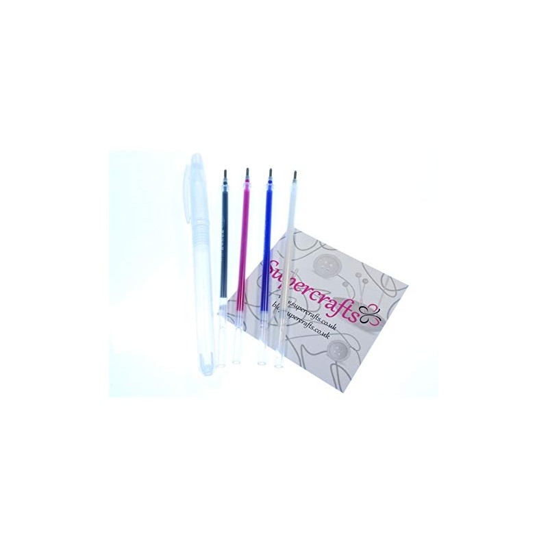 Supercrafts™ High Temperature Heat Erasable Fabric Marker Set - 4