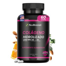Suplemento En Cápsula Nuboost 30 Días Colágeno Hidrolizado De Colageno Hidrolizado Puro X 600mg