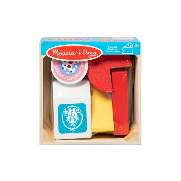 Melissa & Doug Wooden Food Groups Play Set Dairy Ages