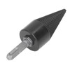 Firewood Bit Cone Wood Splitting Drill Carbon Steel Log Splitter