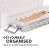 BANKERS BOX Storage Box 0.75L (10 Pack) - BPA-Free, Stackable