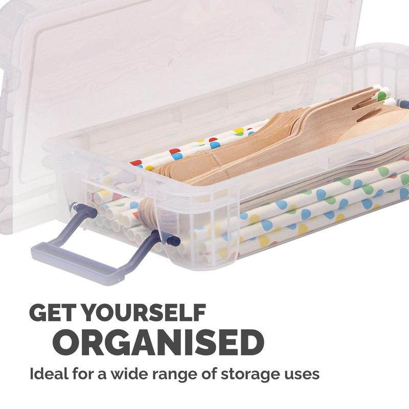 BANKERS BOX Storage Box 0.75L (10 Pack) - BPA-Free, Stackable