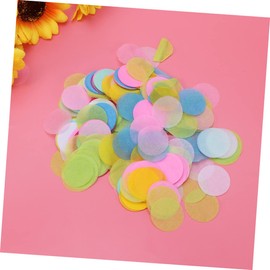 LABRIMP 50g Colorful Round Confetti for Weddings and Parties Assorted Paper Sprinkles for Birthday Valentine's Day and Bridal Showers Table Decoration and Craft Supplies