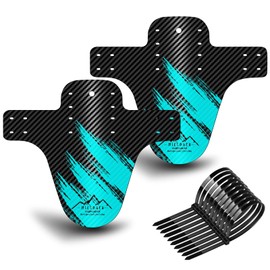 NICEDACK Mudguards Mountain Bike, Mountain Bike Splash Guard, MTB Front and Rear Compatible Mudguard, Bicycle Accessories, MTB Mud Guard Fit 20 26 27 27.5 29 Inch Fat Bike
