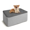 MEHIDFY Ottoman Cover, Waterproof Square Stool Slipcover, Quilted Stretch Furniture