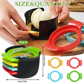 VINEST 4 in 1 Eierschneider Edelstahl, Eierstecher Eipicker, Eierschneider Testsieger, Eier Piekser aus ABS und Rostfreiem Stahl 304, Eierköpfer Testsieger für Eier Erdbeeren Kiwi Käse