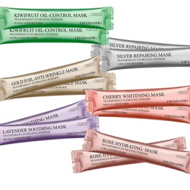 Jelly Mask Mascarilla Hidroplastica Spa Hidratación Spa 2Pz- mascarillas faciales de belleza para el cuidado de la piel, hidratación y protección (Lavanda)