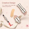4 in 1 Makeup Brush Soft Bristles Elastic Sponge Head