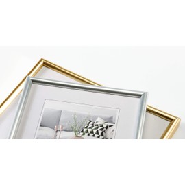 Walther Design KG130H Galeria Picture Frame, Gold, 8.25x11.75 inch (21x29.7 cm)