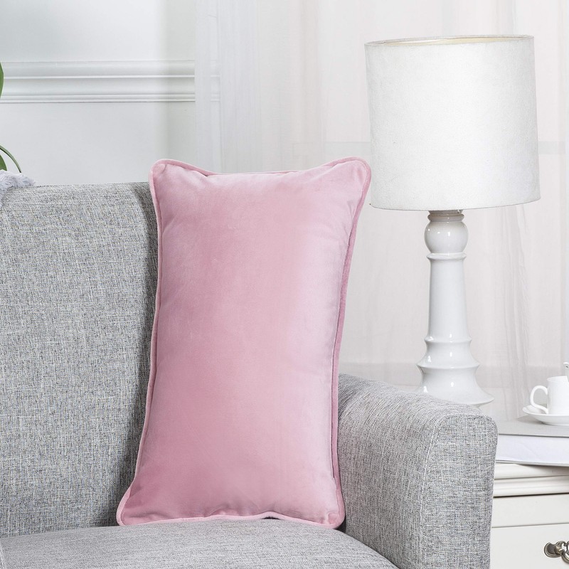 Home Beyond & HB design 2-Pack Velvet Throw Pillow Covers,