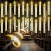 Flameless Floating LED Candles with Wand Remote 12 PCS Magic