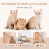 RizzQi Cat Wall Scratcher, 35” Felt Cat Scratch Pad with
