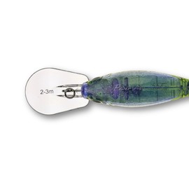 LMAB Crankbait 5.5 cm Power Vibe 55F - 3 Running Depths, Floating - Wobbler Bass, Crankbait Wobbler, Artificial Bait Fishing, Perch Wobbler, Spin Fishing Bait (Purple Rave, MR | Running Depth 2-3 m |