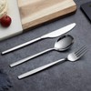 Berglander Flatware Set 40 Pieces, Stainless Steel Flatware Set, Silverware