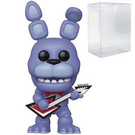 POP Games: Five Nights at Freddy's 10th Anniversary - Bonnie Funko Vinyl Figure (Bundled with Compatible Box Protector Case), Multicolor, 3.75 inches