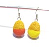 Chicken Nugget Dangle Earrings - Tiny Food Jewelry