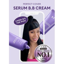 MISSHA M PERFECT COVER SERUM BB CREAM No.17 Fair- Fair with Cool Undertone, BB Cream by Cardi B Pick, Skin Tint, Tinted Moisturizer, Skin Care Foundation Makeup, Korean Makeup,1.18 Fl oz