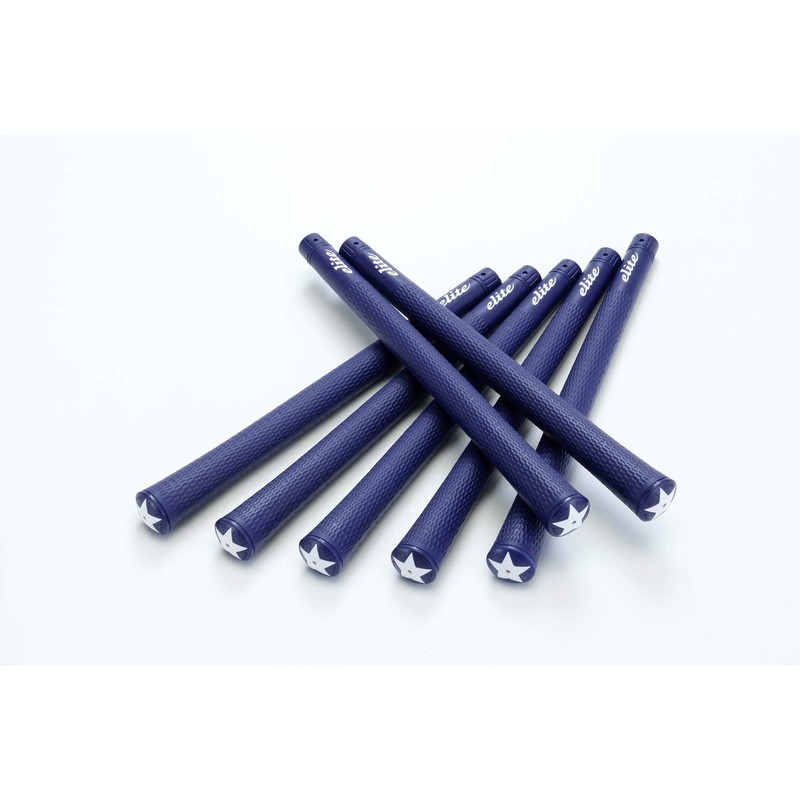 elitegrips S48 Star Golf Grips, Set of 7, Navy, No