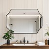 CULER Black Bathroom Wall Mirror,20 x 30 Inch Rectangle Vanity
