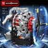 Mould King 10211 Radial Aircraft Engine Motor Model That Runs