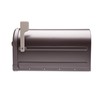 Architectural Mailboxes Roxbury Galvanized Steel Post Mount Mailbox, 7900-5RZ-CG-10, Rubbed