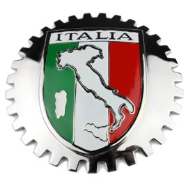 Italia Italian Italy Country Grill Badge Emblem for Trucks and Cars
