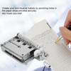 DIY 30 Note Tape Hand Crank Music Box Movement Hole