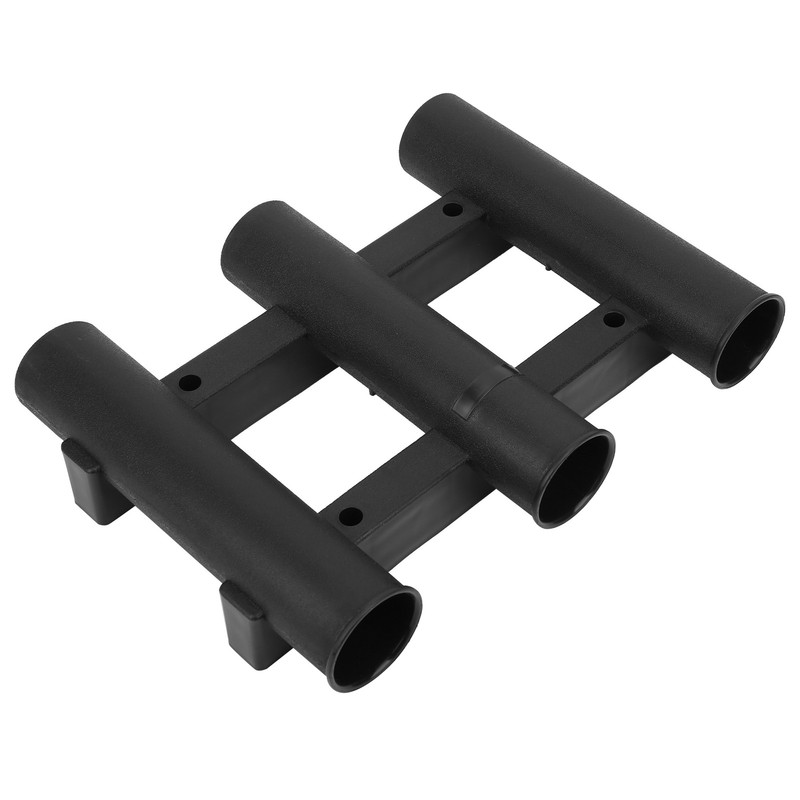 Rod Storage Holder Wall Side Mounted 3 Tube Fishing Pole