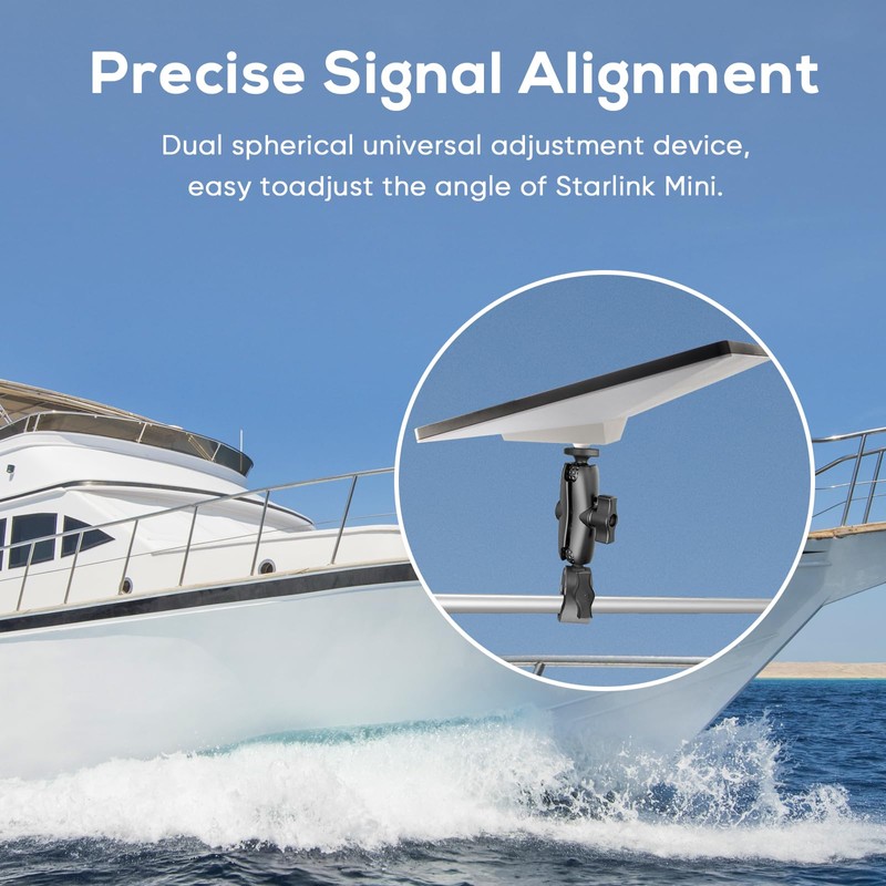 Starlink Mini Mount,Starlink Mini Adjustable Clamp Mount,Starlink Mini Pole Clamp