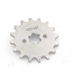 420 16T 17mm Motorcycle Front Engine Sprocket for 50cc 70cc 90cc 110cc 125cc 140cc 160cc Dirt Pit Mini Bikes Go Kart ATV Quad Dirt Bike