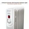 Comfort Zone Electric Oil-Filled Radiant Radiator Space Heater, Never Refill,