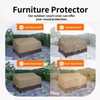 Easy-Going Waterproof Outdoor Couch Cover, Heavy Duty Deep 3-Seater Patio