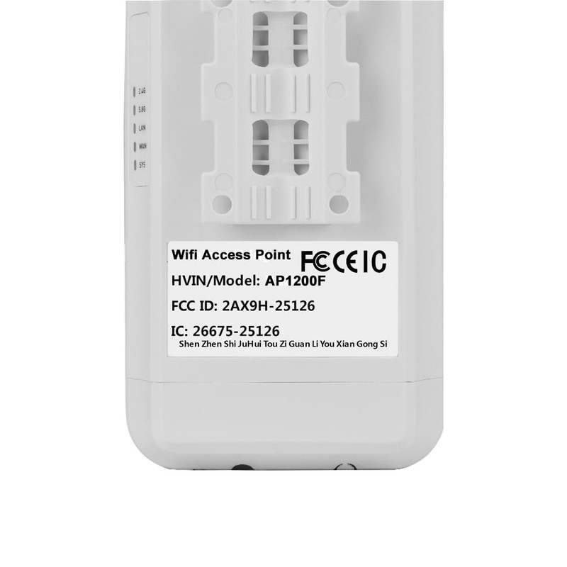 KuWFi Dual Band Outdoor WiFi Extender Booster Wireless Access Point