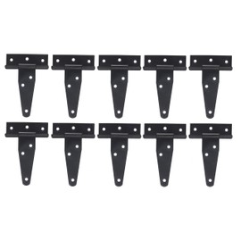 FGen 10pcs 3-inch Galvanized T-Shaped & Triangular Hinge Door
