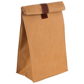 APS Lunch Bag Set of 2 16 x 10 cm Height 32 cm 70% Natural Fibre 30% Resin Beige with Velcro Fastener