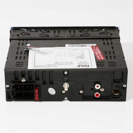 Marine Stereo Receiver Speaker Kit - In-Dash LCD Digital Console Built-in Bluetooth & Microphone 6.5” Waterproof Speakers (2) w/ MP3/USB/SD/AUX/FM Radio Reader & Remote Control - Pyle PLCDBT65MRW