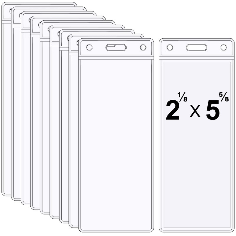 Eaasty 10 Pack Concert Ticket Holder 6.5 x 2.56 Inch