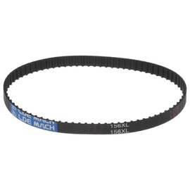 sourcing map 156XL 037 Timing Belt 78 Teeth Rubber Geared Cogged Belt, 0.37" Width, 0.20" Pitch Industrial Drive Belt