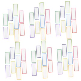 FUNOMOCYA 54Pcs Magnetic Dry Erase Labels Reusable Name Tag Stickers Vibrant Colors for Whiteboards Lockers Fridges and Office Organization for Home and School Use