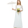 Lace Parasol Umbrella Wedding Bridal Lace Umbrella Decorative Embroidery Flower