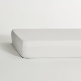 NELPANDA Luxury 100% Cotton Fitted Sheet, Classic Series, 5 Star Hotel Specifications, Sateen Weave, 300 Thread Count, High Density Cotton, 100% Long Staple Cotton, All Seasons, Elegant, Smooth Gloss,